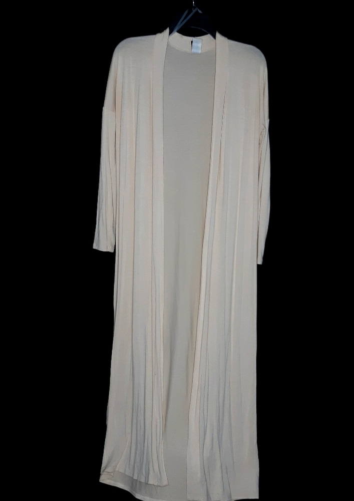 Ankle Length Long Sleeve Cover Up